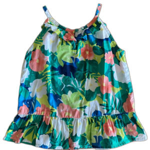 Gymboree Tropical Print Poplin Tank Girls' 7